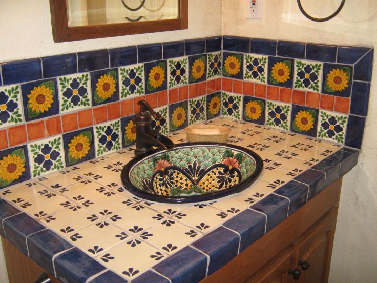 handcrafted talavera tiles for a wall
