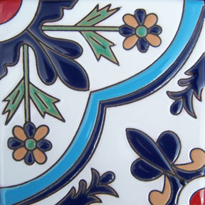 mexican ceramic relief tile